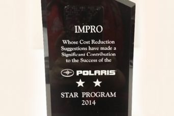 Polaris 颁发的星级供应商奖